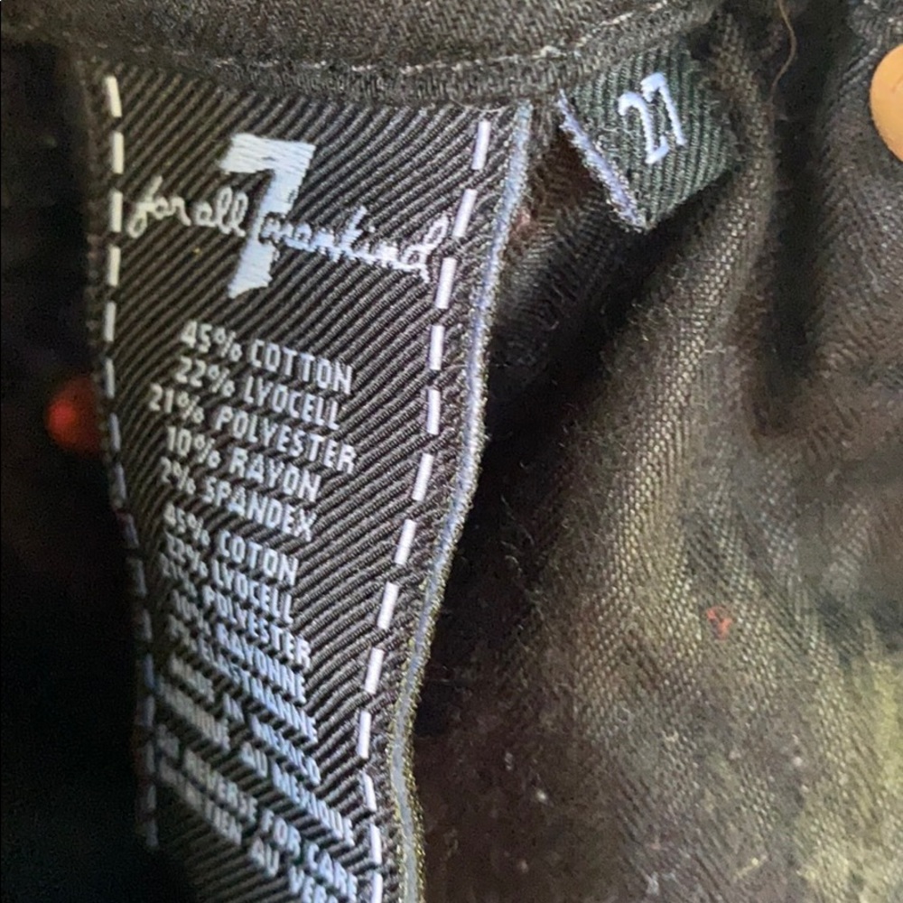 7 for all man kind the ankle skinny jeans size 27 - Picture 6 of 6